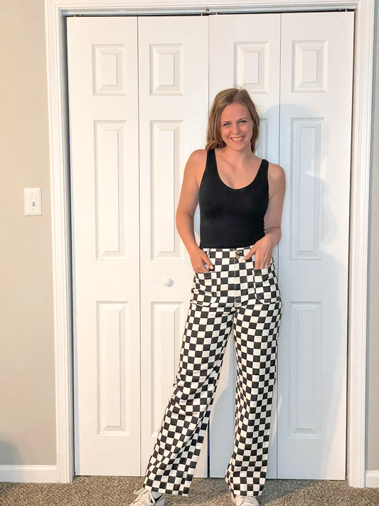 Be Mine Checkered Pants