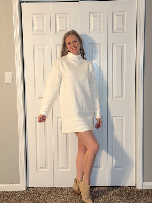 Snowflake Sweater Dress