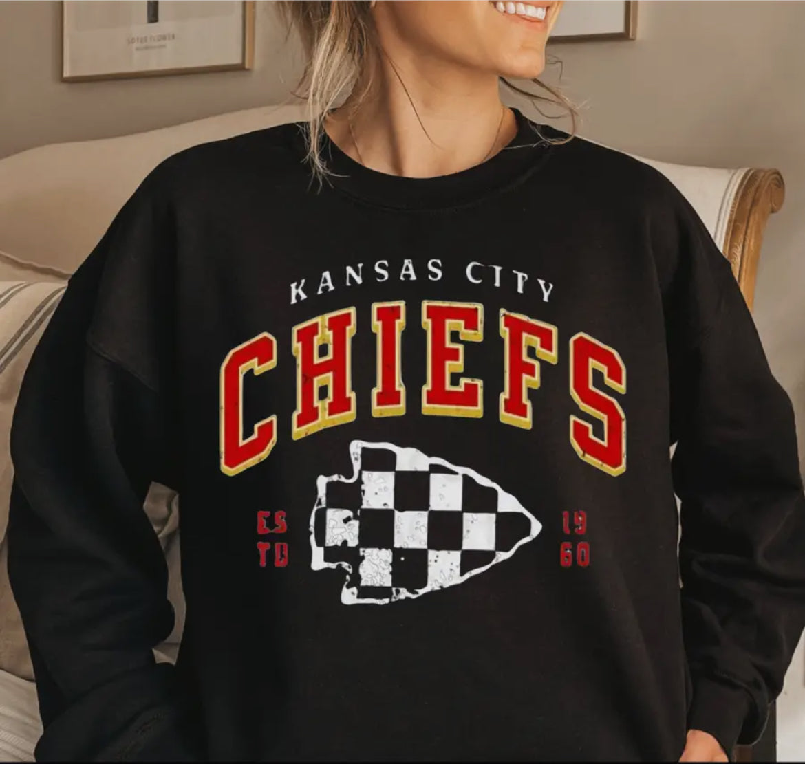 Checkered Kansas City Sweatshirt