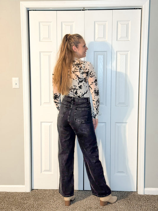 Ivory Harvest Mesh Top