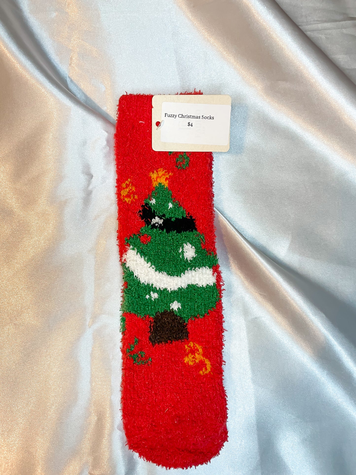 Fuzzy Christmas Socks