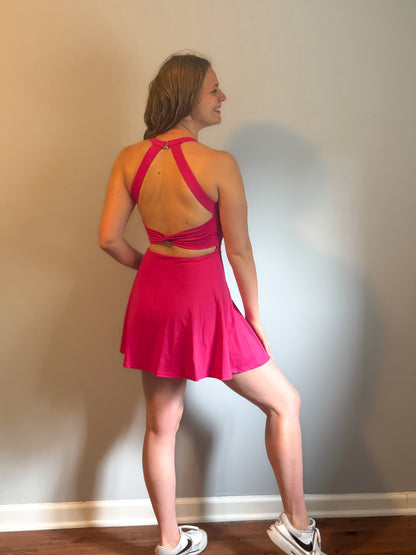 Pink Tide Tennis Dress