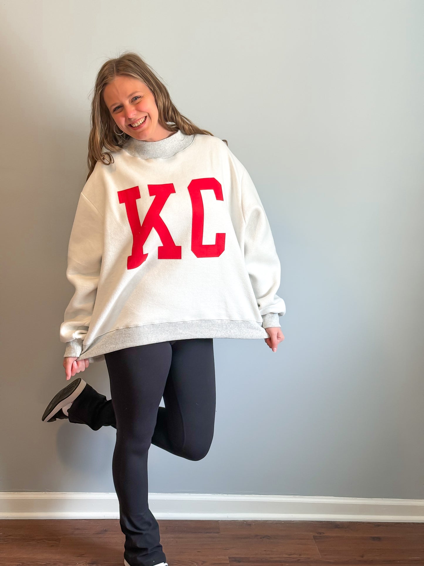 KC Mock Neck Sweatshirt