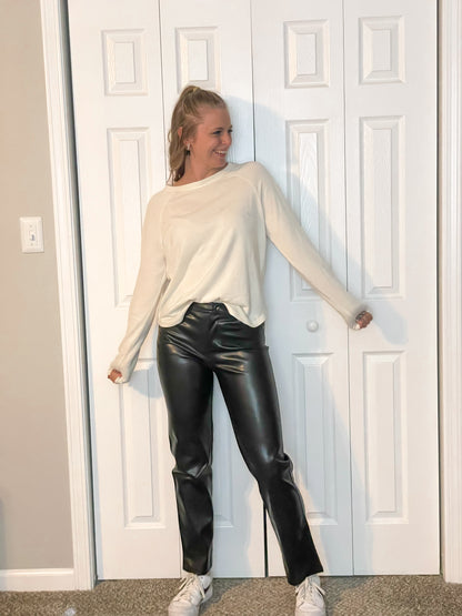 All Night Long Leather Pants