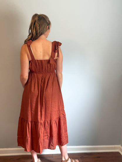 Mocha Petals Dress