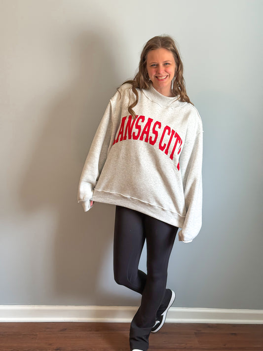 KC Mock Neck Sweatshirt