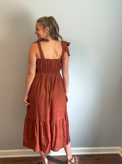 Mocha Petals Dress