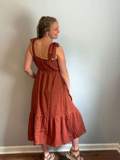 Mocha Petals Dress