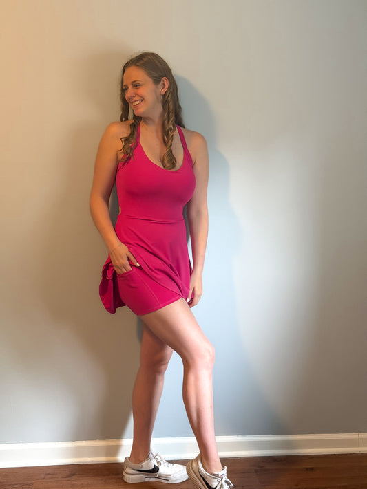 Pink Tide Tennis Dress