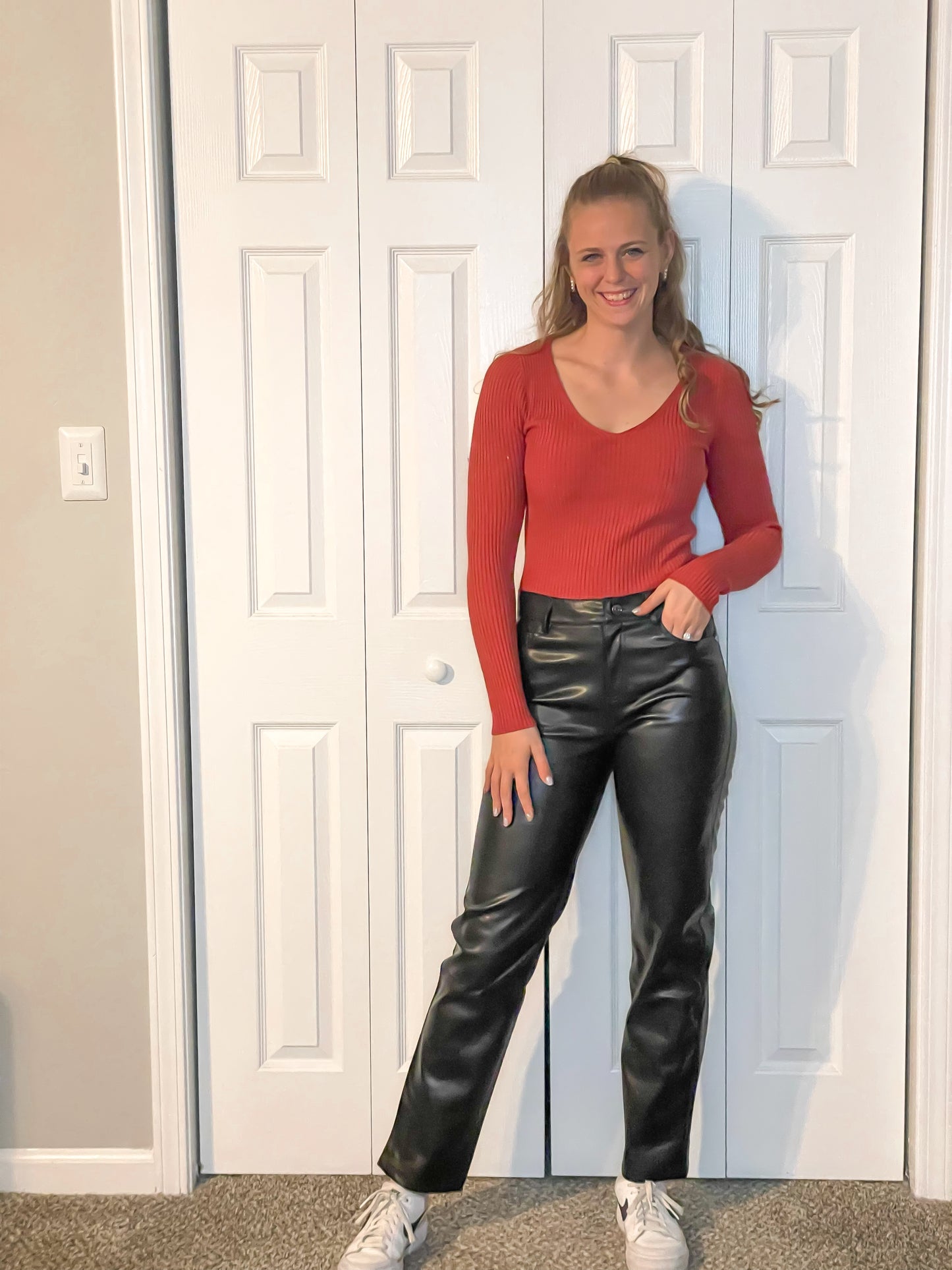 All Night Long Leather Pants