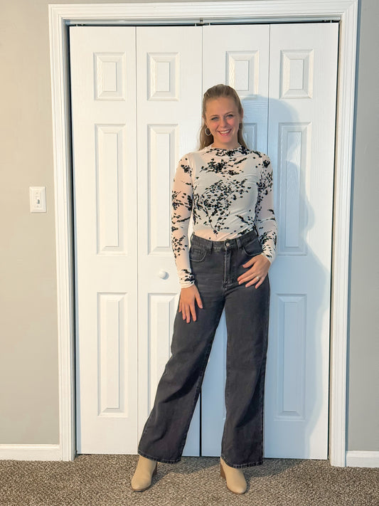 Ivory Harvest Mesh Top