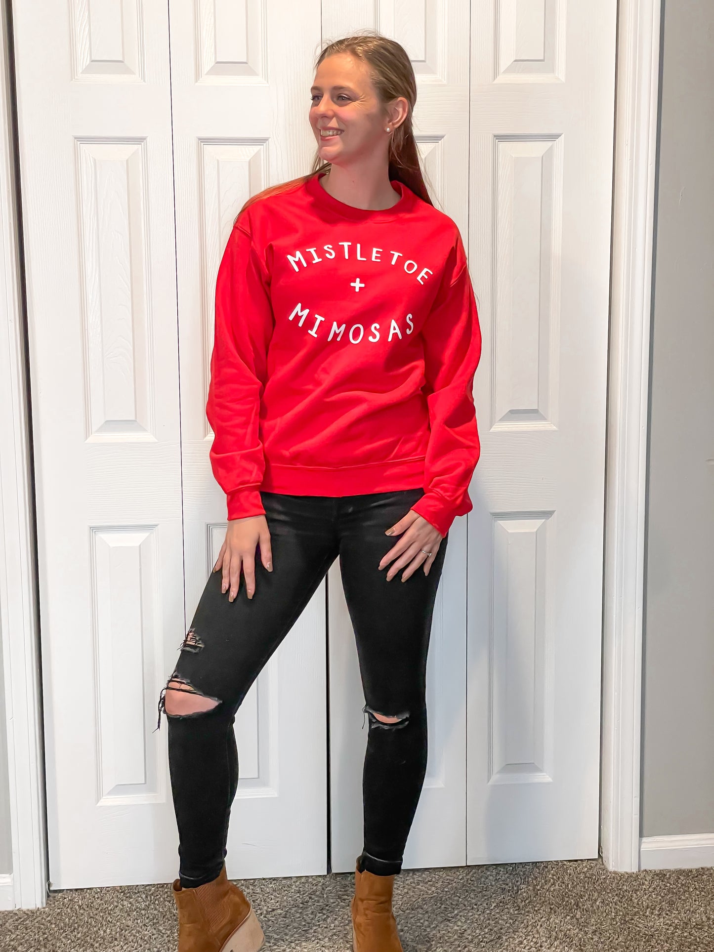 Mistletoe & Mimosas Sweatshirt